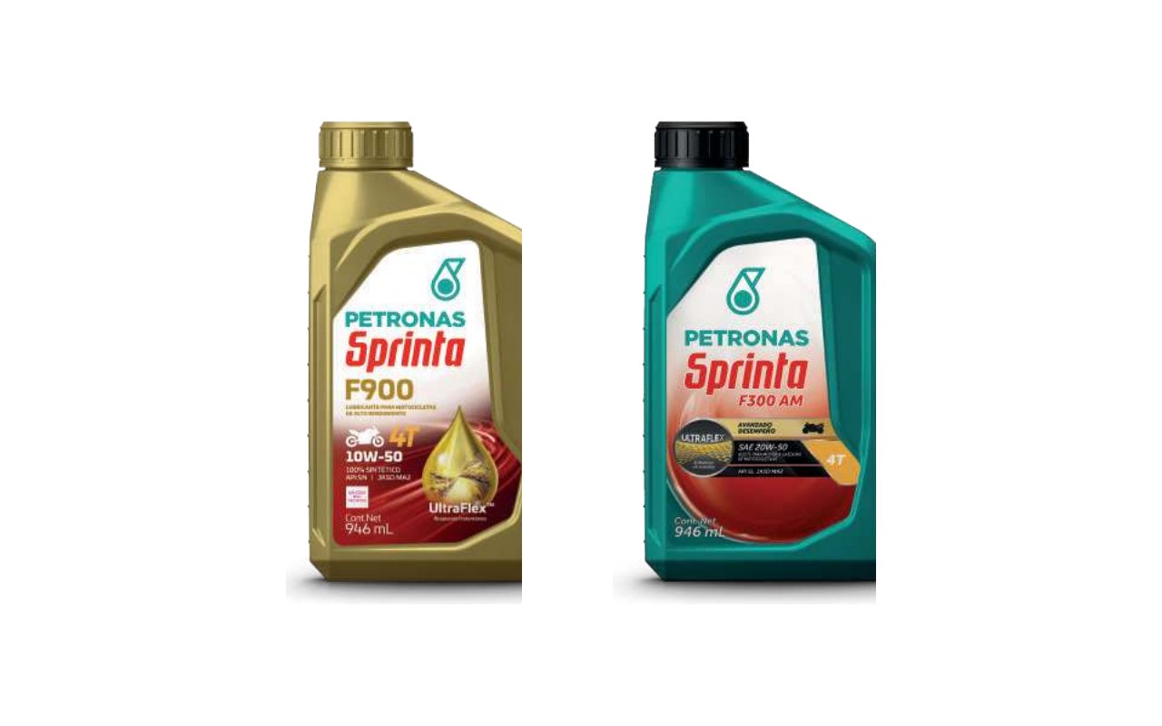Aceites PETRONAS Sprinta F900 y F300 para motocicleta